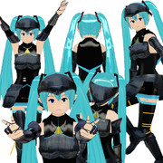 【MMD-OMF2】おにまる式ナイトミク配布です。