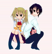 兄と妹とクマ。