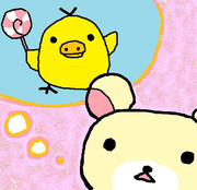 コリラックマ ニコニコ静画 イラスト