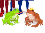 【MMD-OMF2】冠カエル