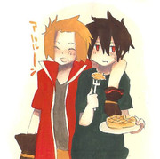 アップルパイもぐもぐ