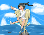 ルッキーニちゃ～ん。ぺ～ろぺろ～。