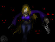 前の「ゆっくり達のクトゥルフの呼び声を描いてみた」に色をつけたー