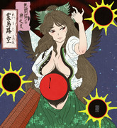 熱かひ悩む神の火　霊烏路空【地霊之詠】