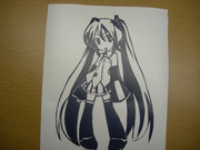 確か初めて切ったステッカーの初音ミク