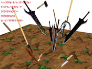 【MMD-OMF2】刀剣類の庫出し