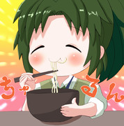 きつねうどん ニコニコ静画 イラスト