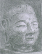 興福寺仏頭を描いてみた