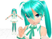 【MMD-OMF2】俺も俺ミクを作りたかったので『繭ミク』さんを作ってみたよ