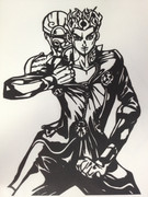 ジョジョ　ジョルノ・ジョバァーナ　切り絵