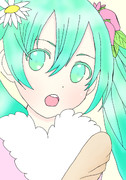 miku 塗らせていただきましたっ