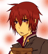 たいやきのカスが口に付いてるんだよ！