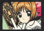 【切り絵】さくらちゃん