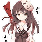 お面 ニコニコ静画 イラスト