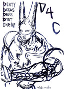 筆ペンでＤ４Ｃを描いてみましたよ