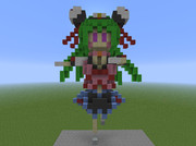 【Minecraft】ゆっくりぱいろんキャラをみんなつくりたい～桃鈴～