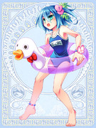 【PBW絵】スク水男の娘さん