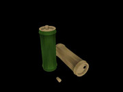 竹水筒の中のジュースをおごってやろう