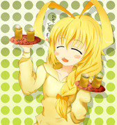 お茶出しハス太君