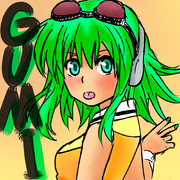 GUMI誕生祭ときいて描いたというわけだあ！