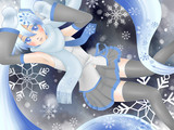 【描いてみた】依頼絵　雪ミク　【うあばぁ】