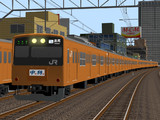 RailSim　201系の中央特快高尾行