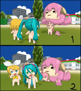 うるせぇ、たこルカぶつけ・・・むぎゅっ