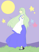 早苗さんお散歩