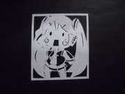 はちゅねミク　切ってみた。