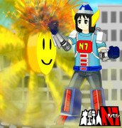 【東雲なの改造計画】大鉄人N7（ナノセブン）対ハリケーンロボ