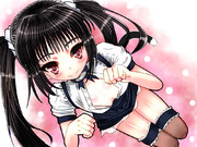 ネコっぽいポーズでおねだり