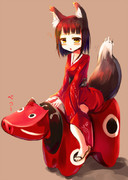 赤べこ ニコニコ静画 イラスト