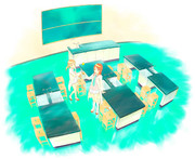 理科室 ニコニコ静画 イラスト
