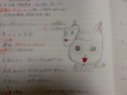 ちょっと暗いハッピーを授業中かいてみた