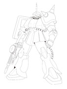 シャア ニコニコ静画 イラスト