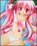 水着な桜ミク。