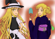 魔理沙が夏休み