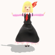 【GIF】ルーミアが走るだけ