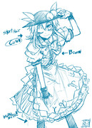 短髪天子（ラクガキ