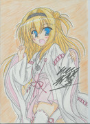 公式では軍服だったので