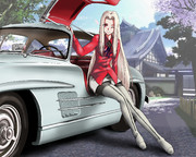 アイリスフィール＆ベンツ300SL