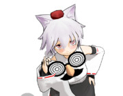 千里眼の私がメガネなんて変ですよ。それに鼻とヒゲが・・・