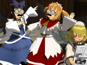 鼻眼鏡と三月精