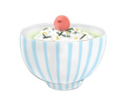 お茶漬け ニコニコ静画 イラスト