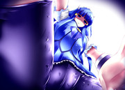 馬乗りにされました