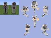 【Minecraft 】スケルトン浴衣