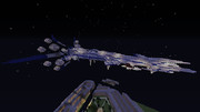 【Minecraft】飛行戦艦②