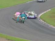 ミクダヨー号のオーバーテイクinスポーツランド菅生