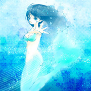 泡に溶けゆくマーメイド　塗らせていただきました！