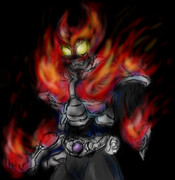 燃え盛る業炎の戦士